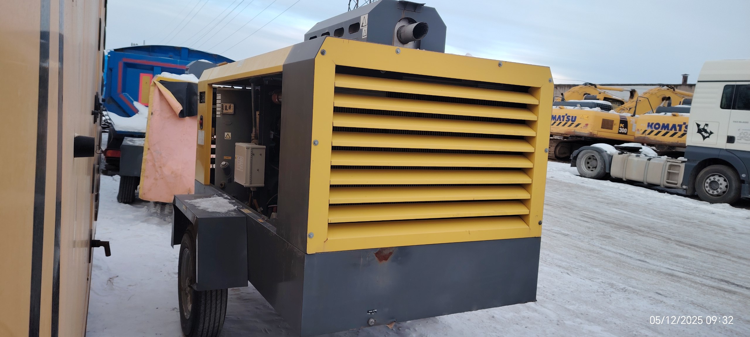 Компрессор прицепной ATLAS COPCO XAHS700 PACE на шасси.